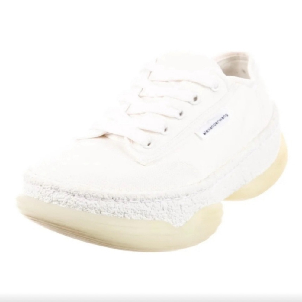 Alexander Wang White Canvas Sneakers e.